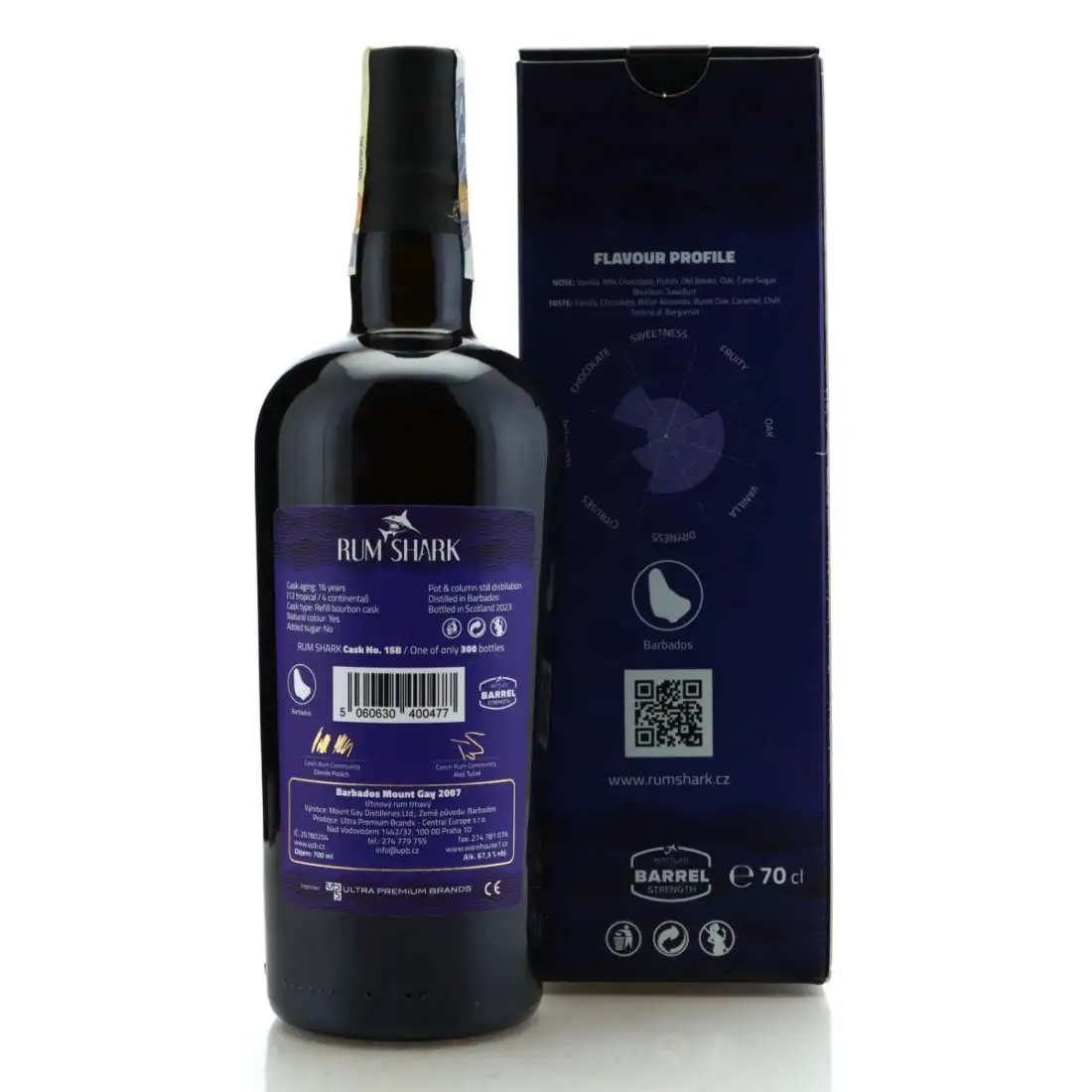 Hochauflösendes Bild von Rum Shark Mount Gay 2007