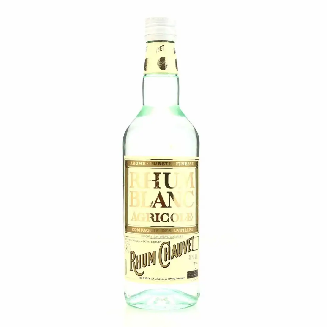 Bottle of Chauvet Rhum Blanc Agricole