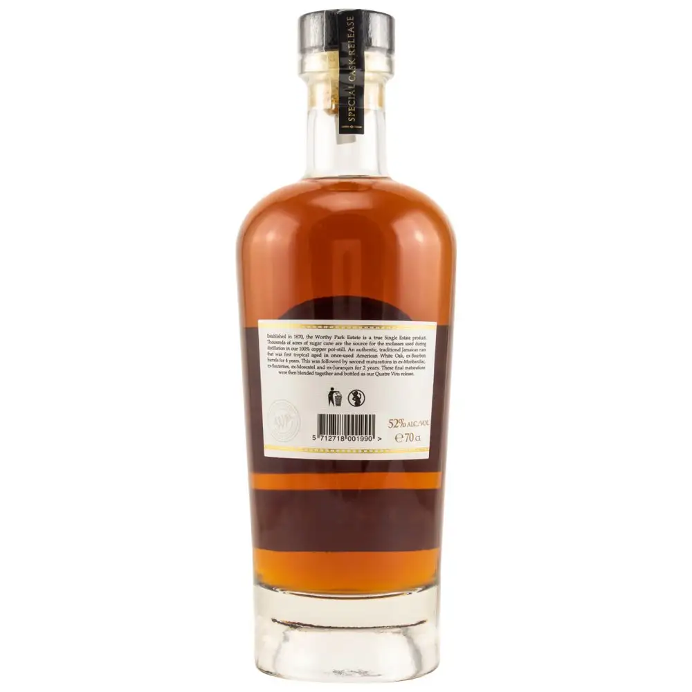 High resolution image of Worthy Park Special Cask Release #8 Quatre Vins 2013