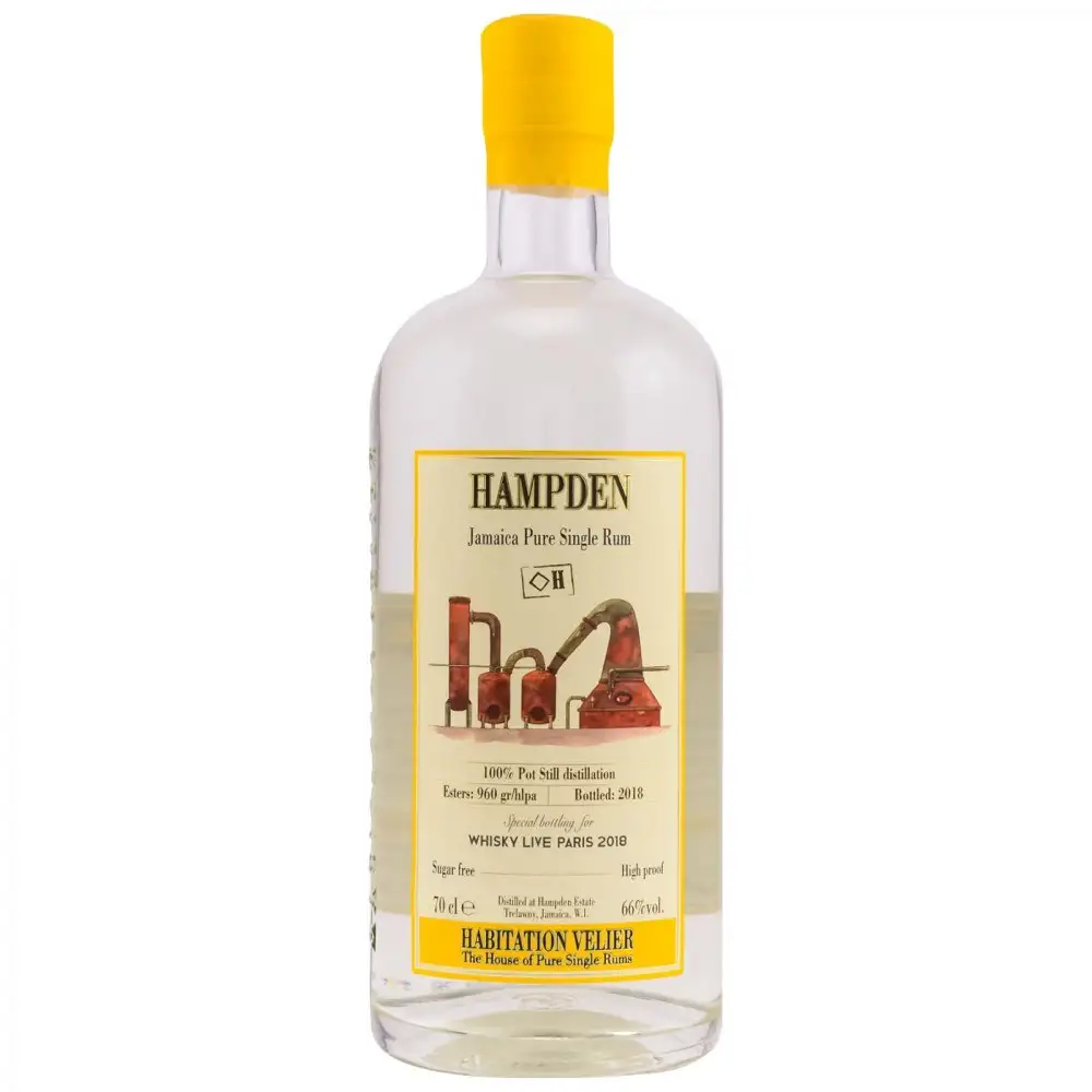 Bottle of Habitation Velier Hampden White Whisky Live 2018 <>H