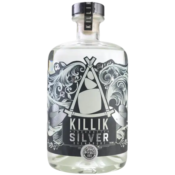 Bottle of Killik Handcrafted Silver Overproof