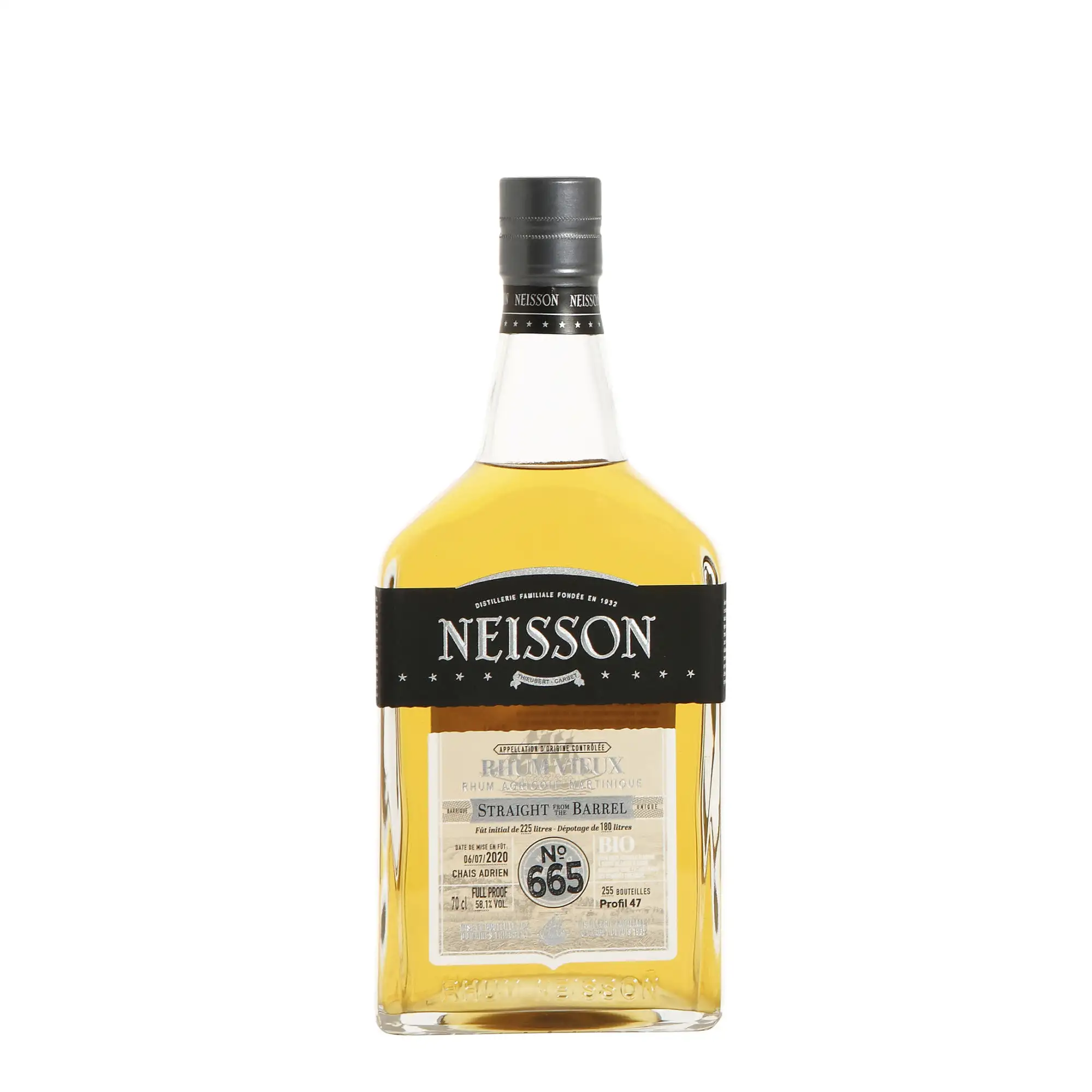 Bottle of Neisson Straight From The Barrel BIO 2020