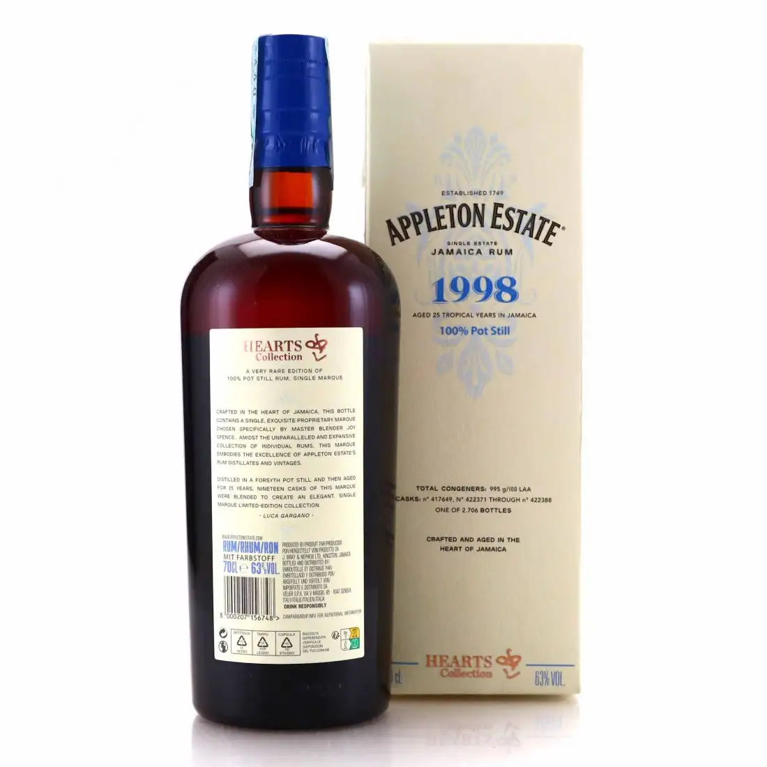 Image haute résolution de Velier Appleton Hearts Collection - 1998