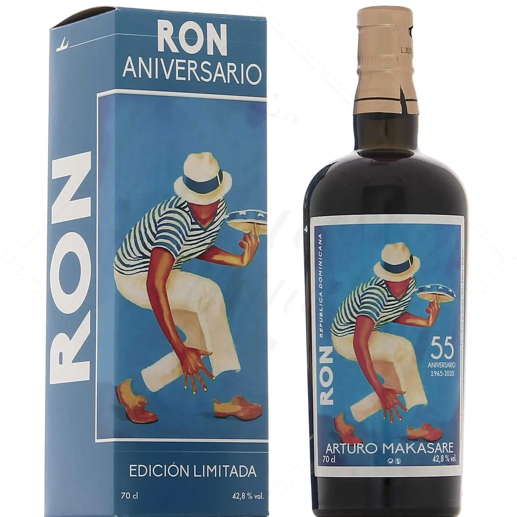 Bottle of Corman Collins Arturo Makasare 55th Ron Aniversario 2021