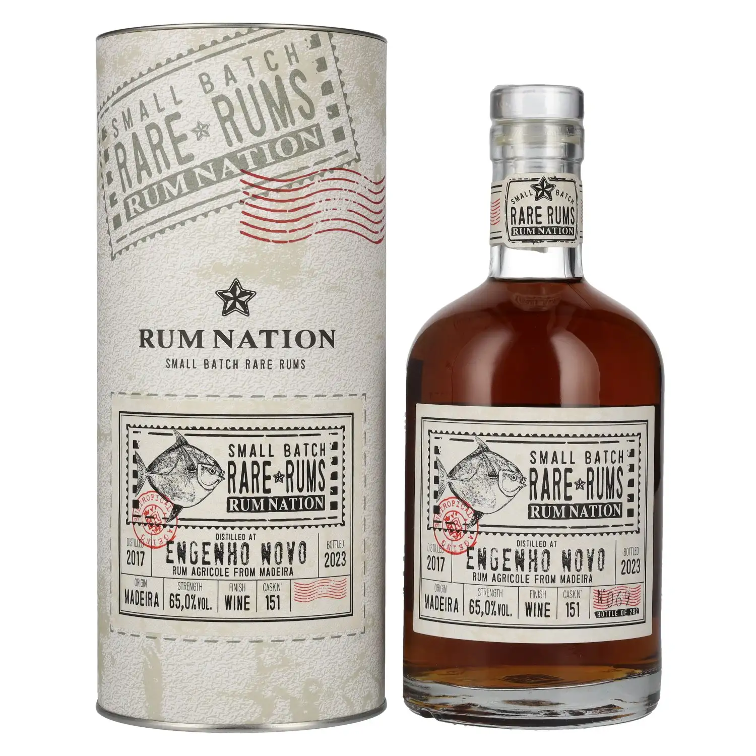 Bottle of Rum Nation Engenho Novo Small Batch Rare Rums 2017