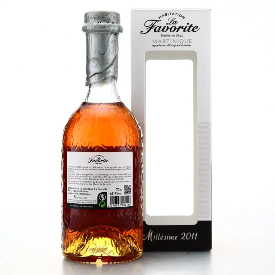 Image haute résolution de La Favorite Millésime 2011