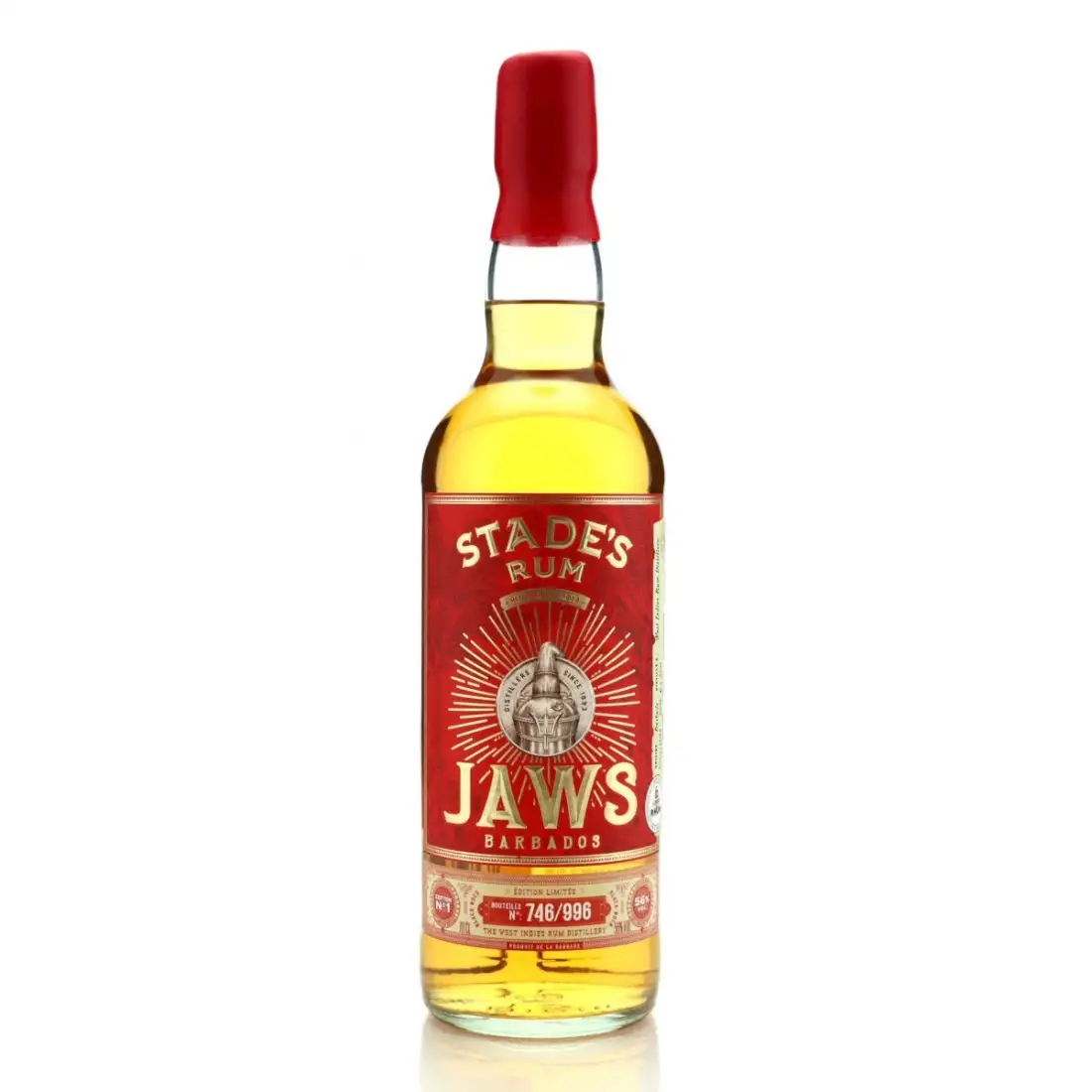 Bottle of La Confrérie du Rhum Stade’s Rum JAWS Barbados 2022