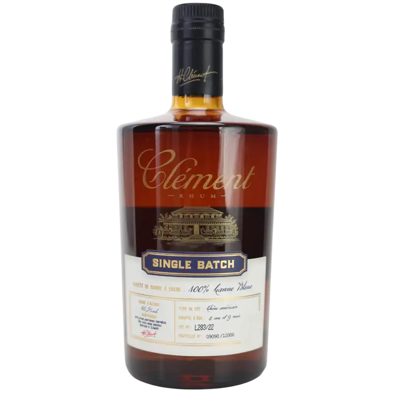 Bottle of Clément Single Batch 100% Canne Bleue 2022