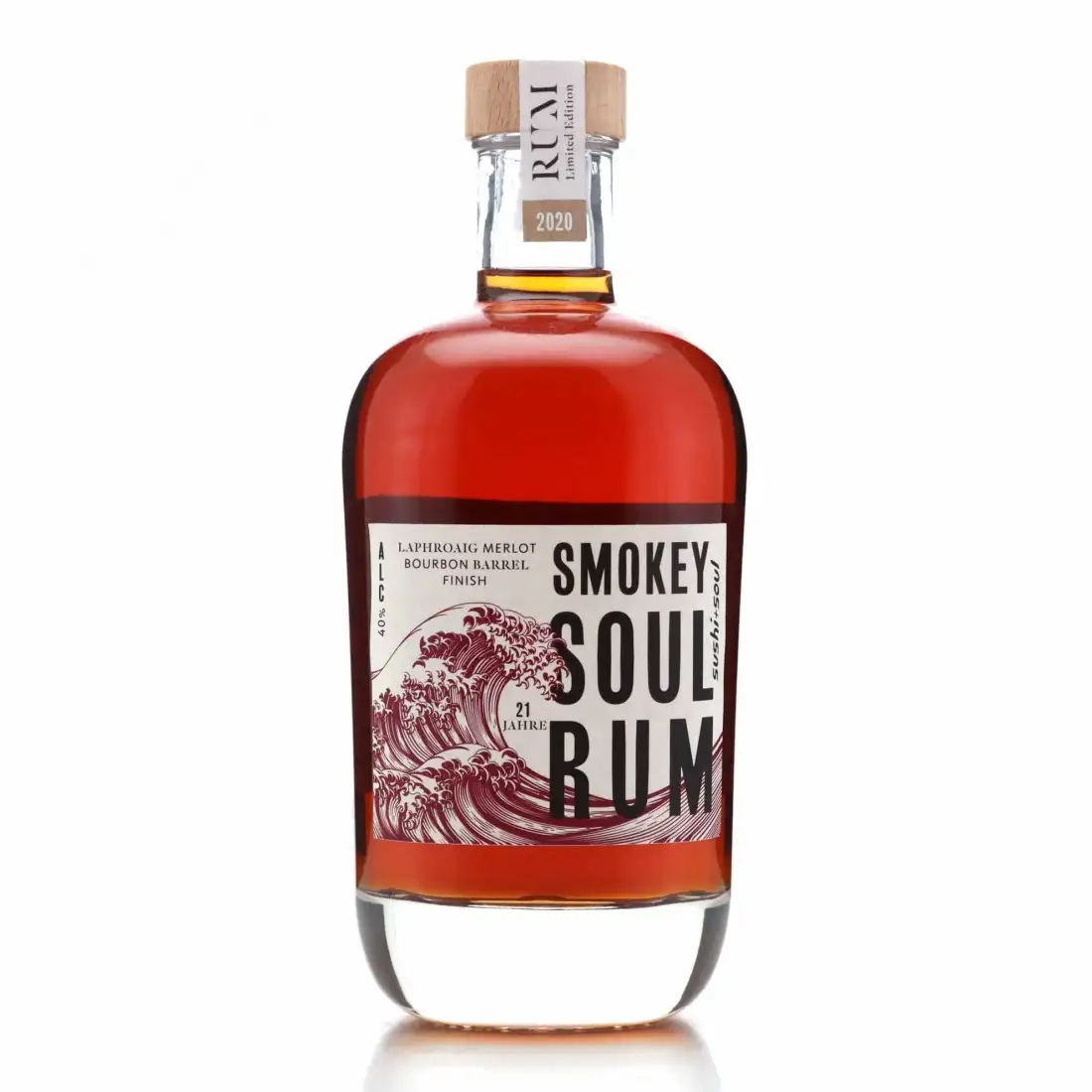 Bottle of Sushi + Soul Smokey Soul Rum Solera 2020