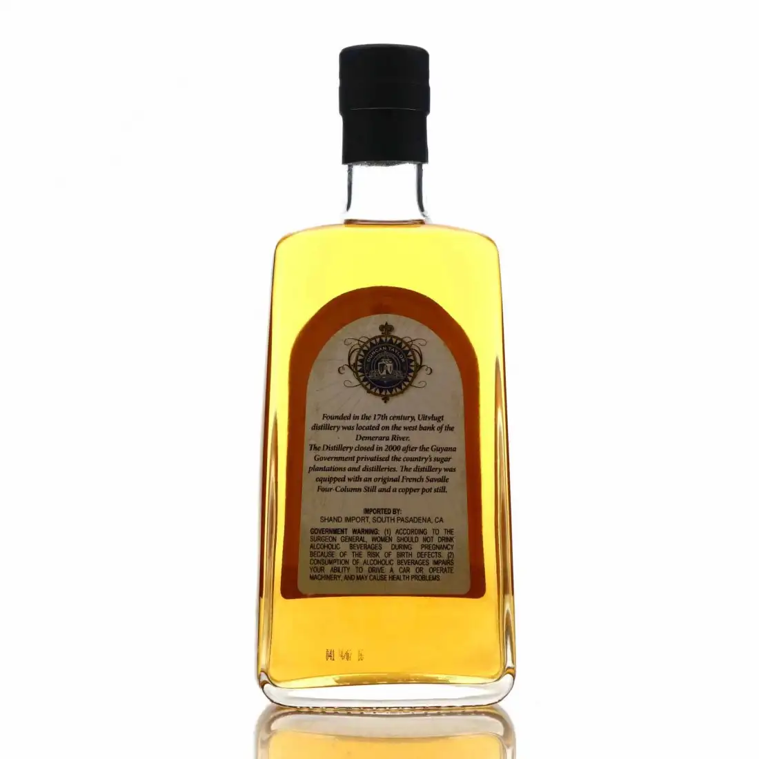 High resolution image of Duncan Taylor Uitvlugt Single Cask Rum 1998