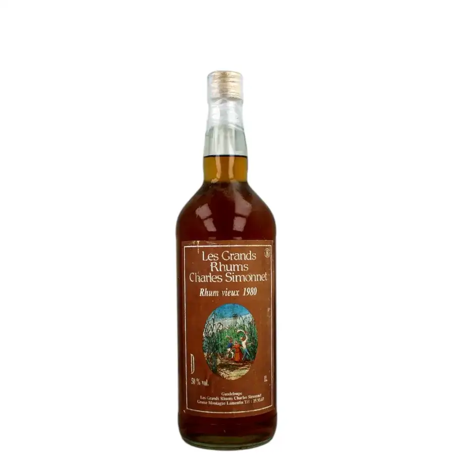 Bottle of Grosse Montagne Les Grands Rhums Charles Simonnet Rhum Vieux 1980