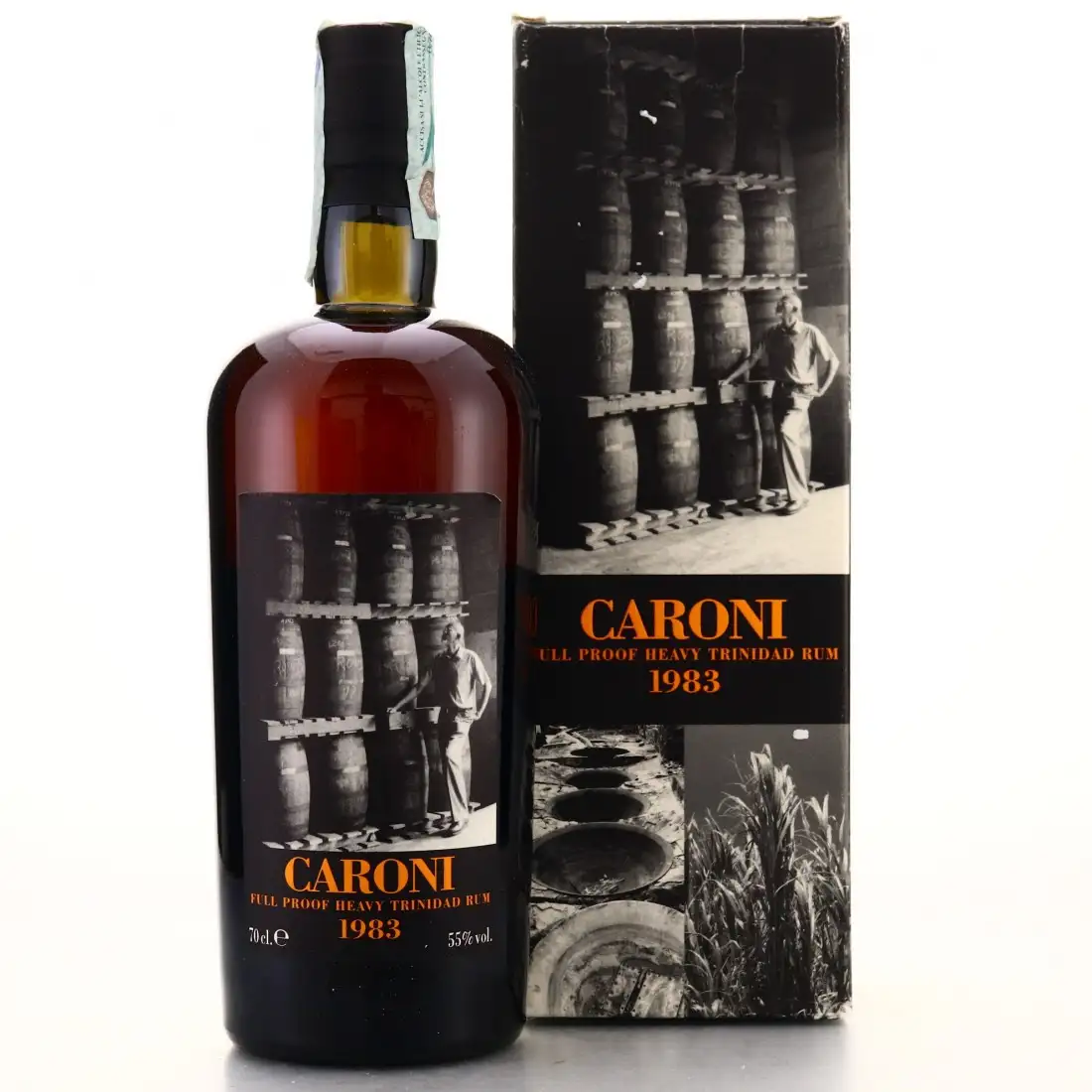 Bottle of Velier Caroni Heavy Trinidad Rum HTR 1983