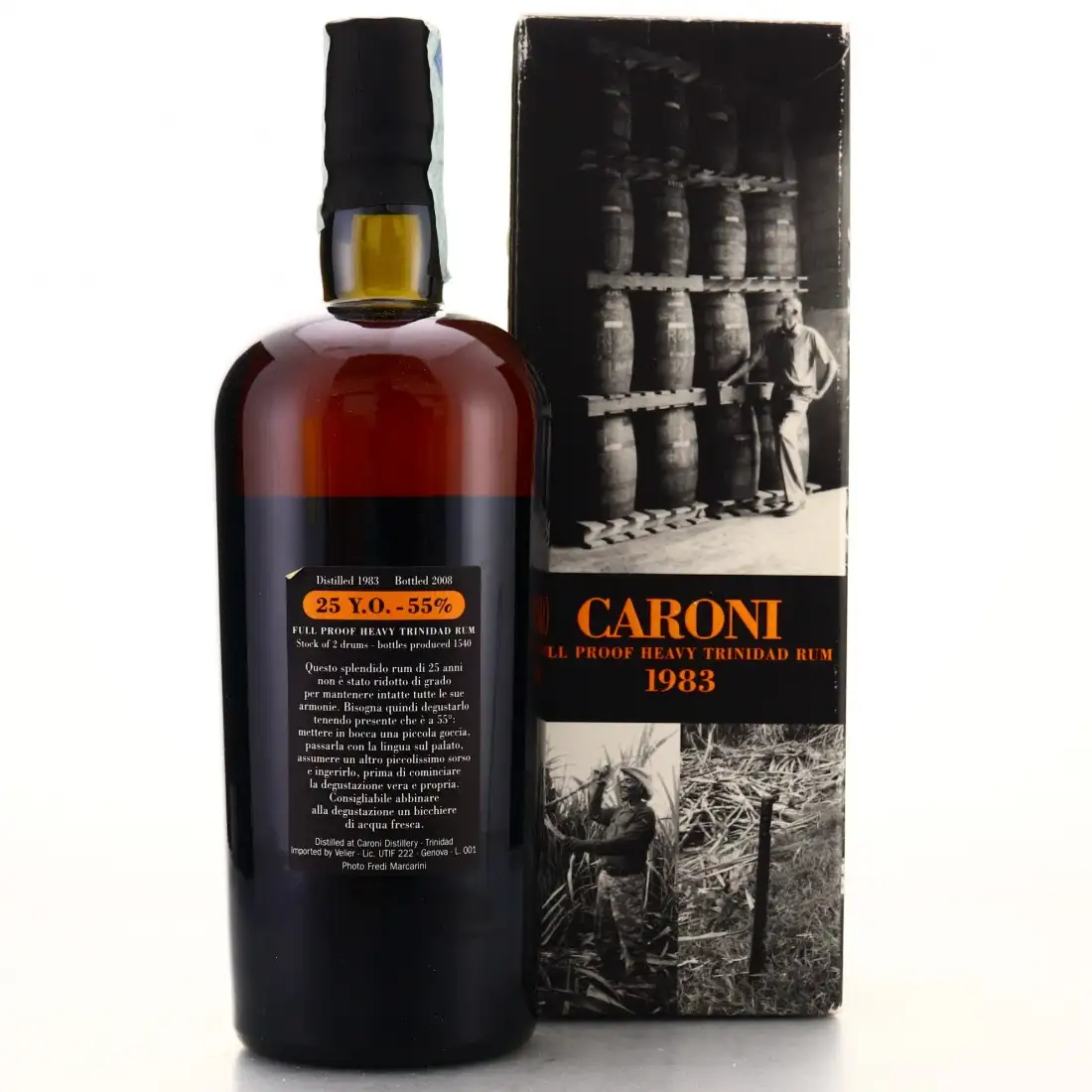 Image haute résolution de Velier Caroni Heavy Trinidad Rum HTR 1983