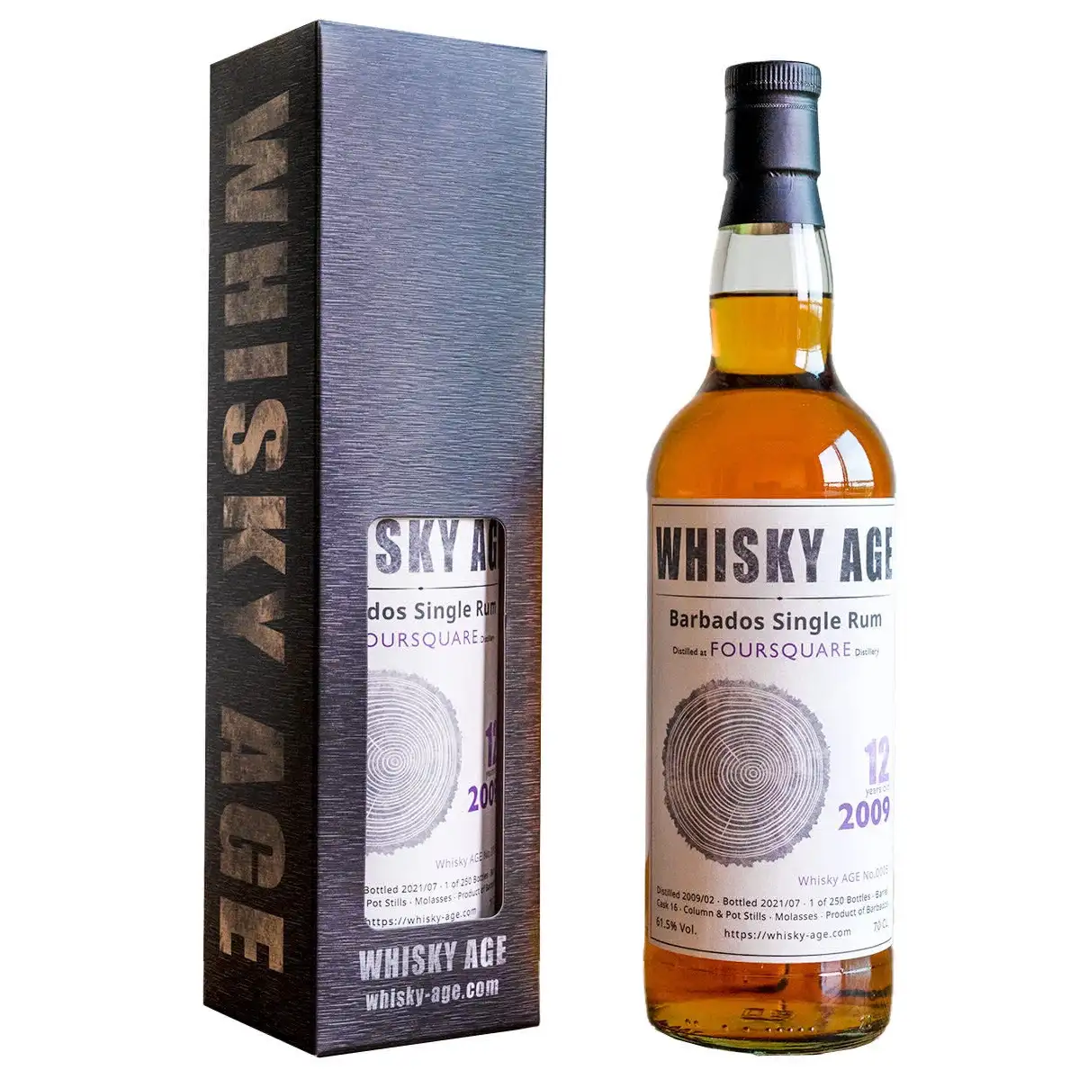 Bottle of Whisky AGE Foursquare Barbados Single Rum 2009