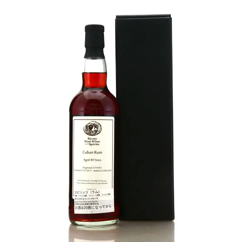 High resolution image of Cuban Rum (15th Anniversary Rum and Whisky, Kyoto) 1973