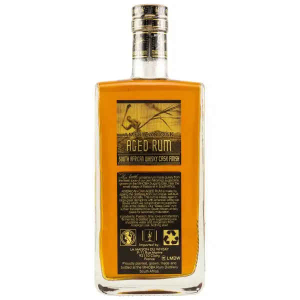 Hochauflösendes Bild von MHOBA American Oak Aged Rum 2019