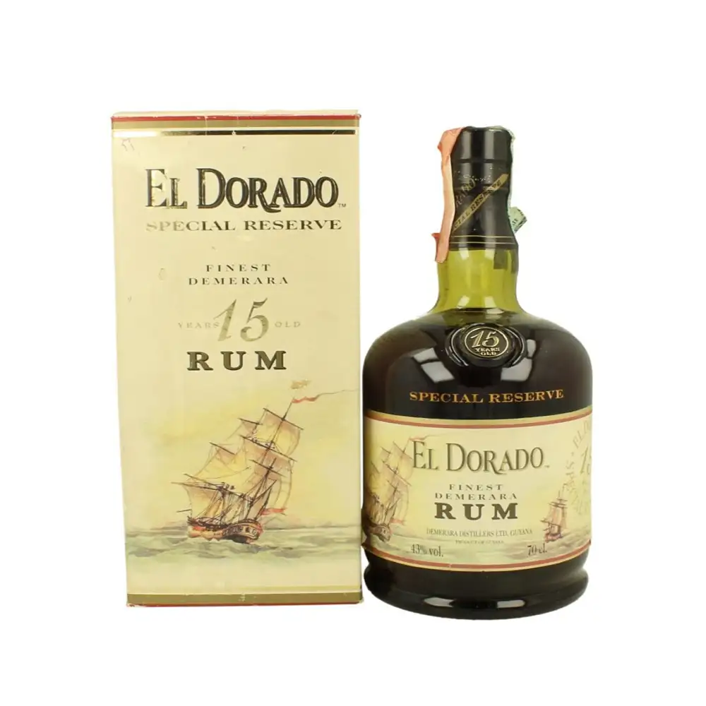 Bottle of DDL El Dorado 15 Vintage