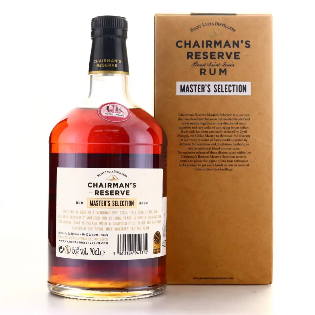 Image haute résolution de Chairman‘s Reserve Master’s Selection (Royal Mile Whiskies) 2006