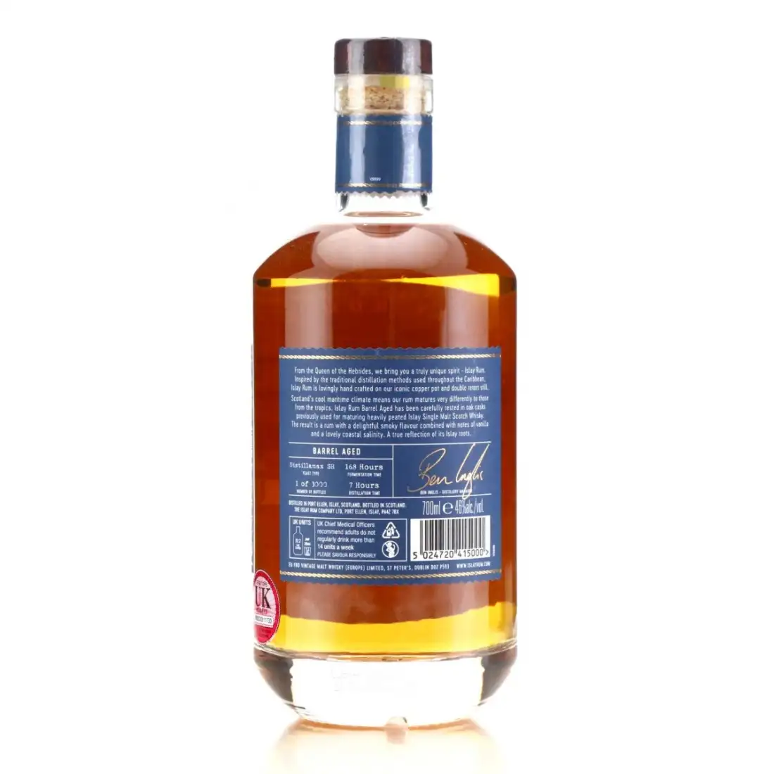 Hochauflösendes Bild von The Islay Rum Company The Original Islay Rum {Barrel Aged}