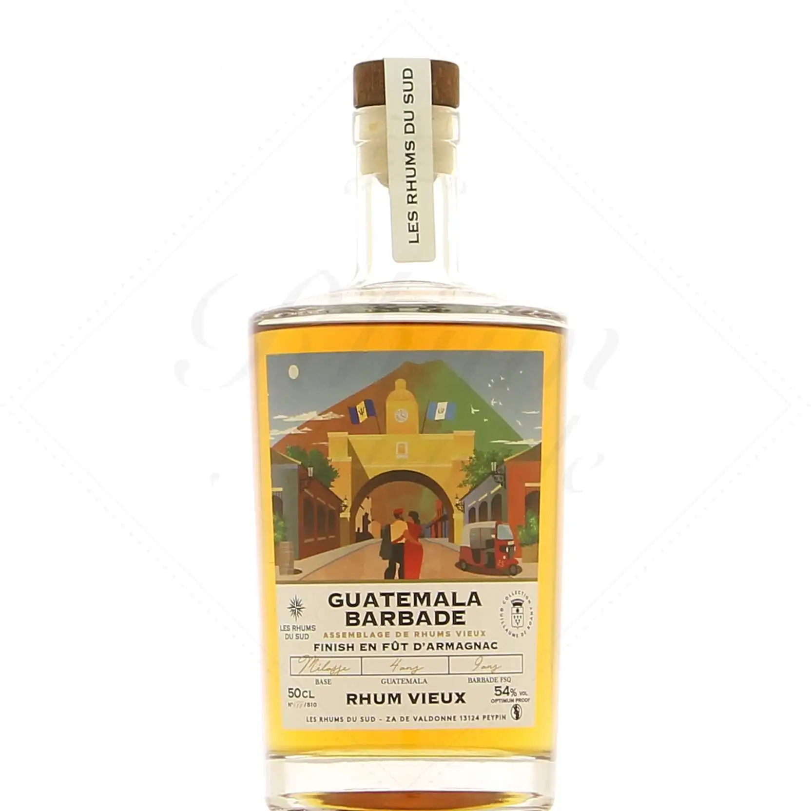 Bottle of Les Rhums du Sud Guatemala Barbade Assemblage (Collection Guillaume de Roany)