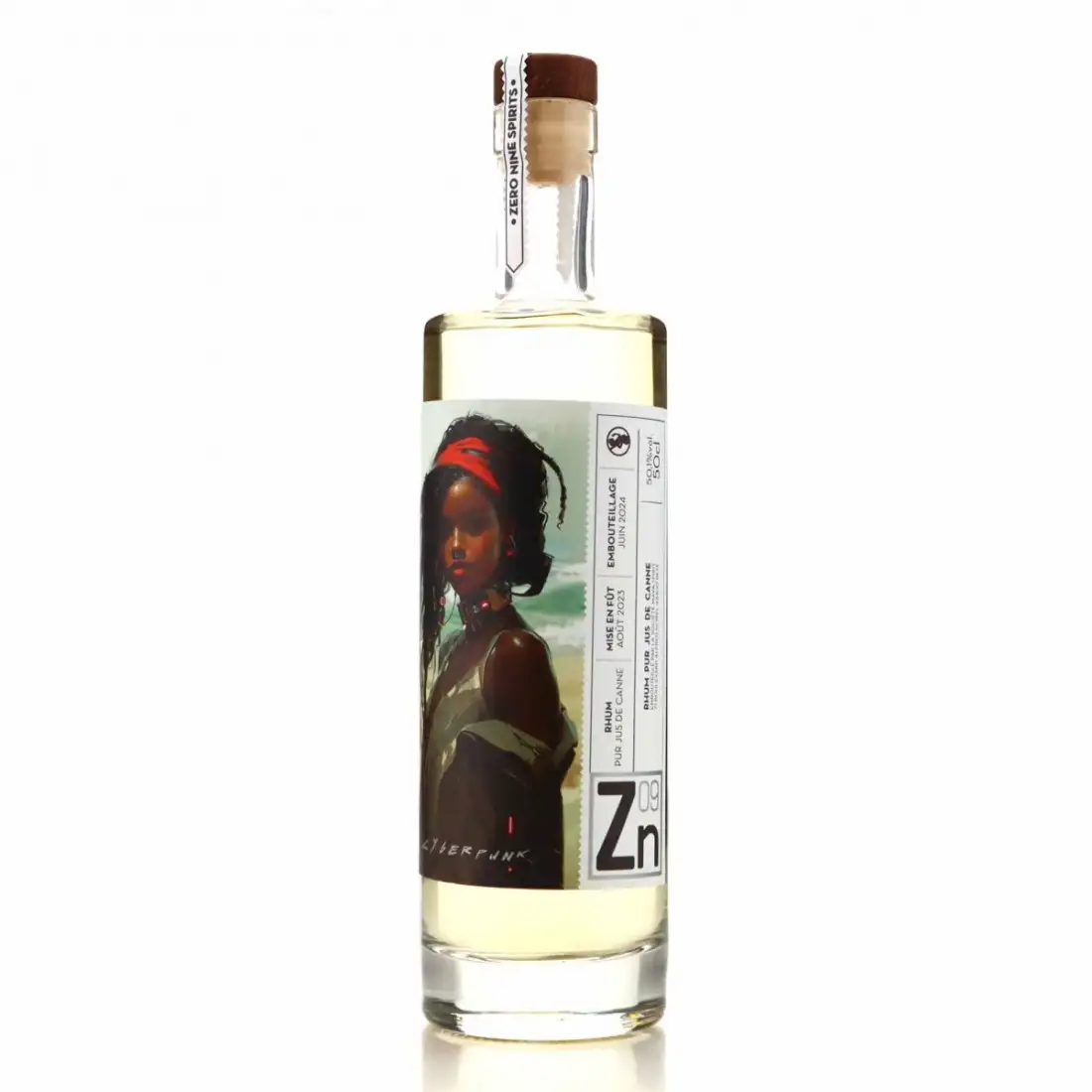 Bottle of Zéro Nine Spirits ZN09 Pure Cane Juice 2023