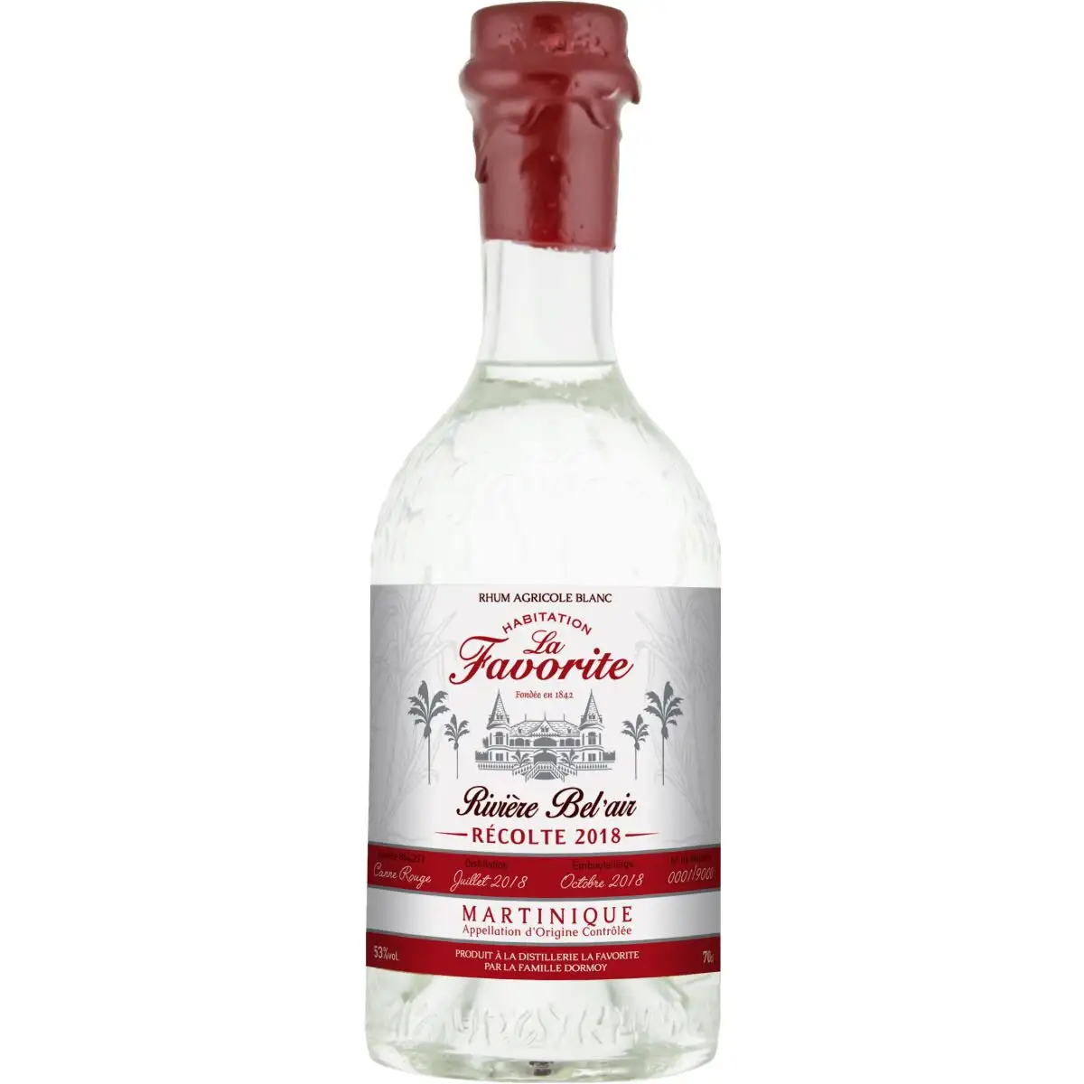 Bottle of La Favorite Rivière Bel‘Air Récolte 2018
