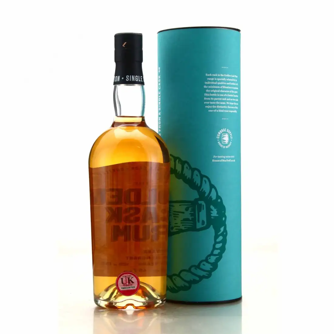 Image haute résolution de House of Macduff DDL The Golden Cask Rum 2002