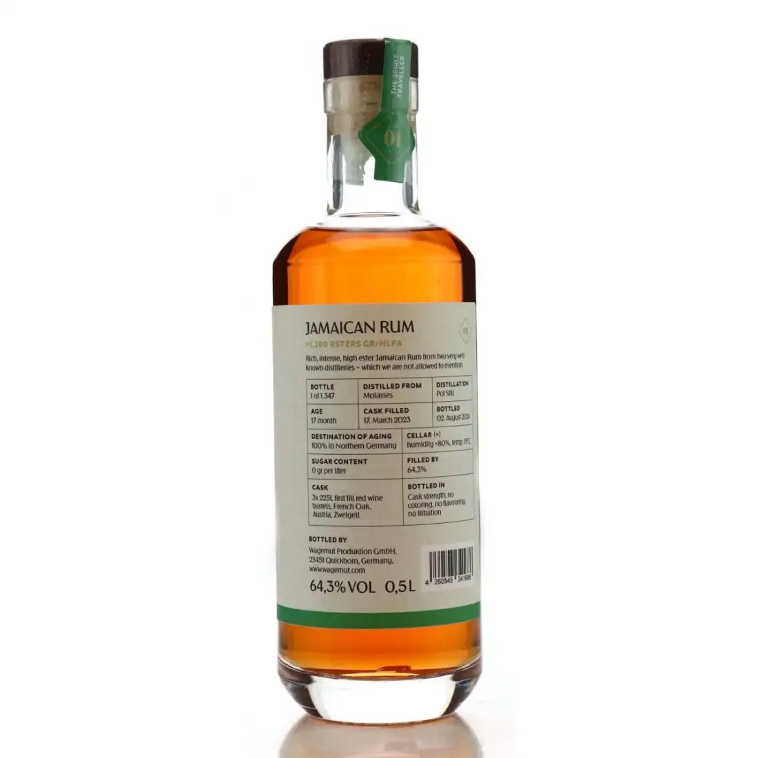 Image haute résolution de N. Kröger The Spirit Traveller Jamaican Rum 2023