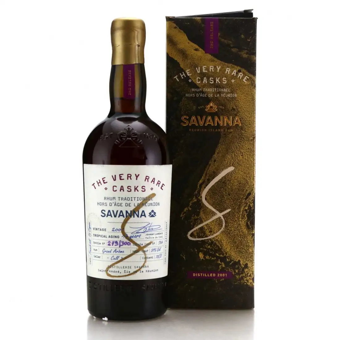 Bottle of Savanna The Very Rare Casks Grand Arôme 2001