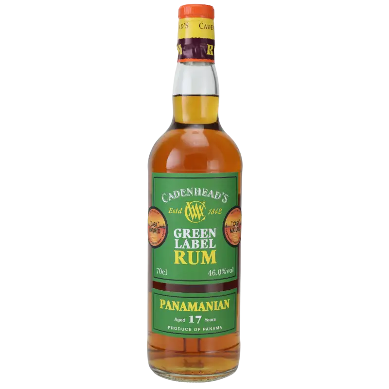 Bottle of Cadenhead‘s Green Label Panamanian Rum 2024