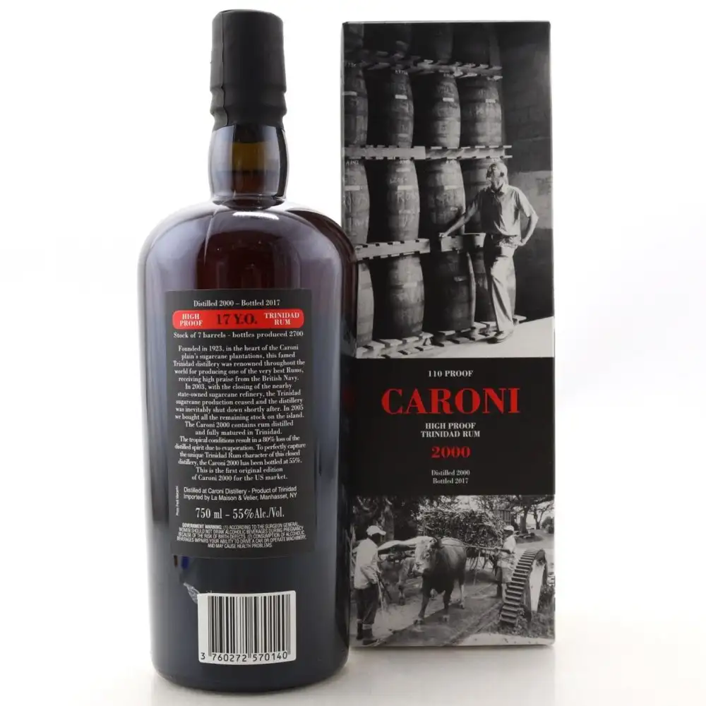 Hochauflösendes Bild von La Maison &amp; Velier Caroni High Proof Trinidad Rum (US) HTR 2000