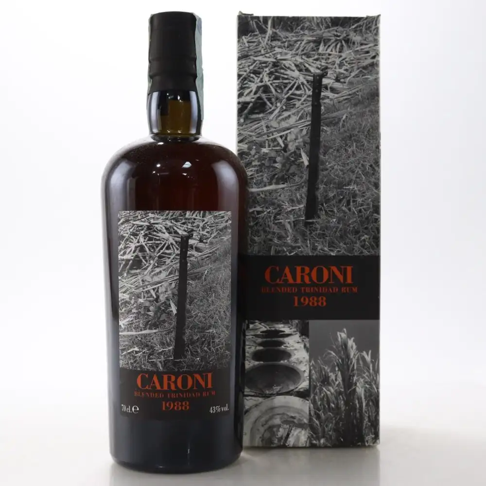 Bottle of Velier Caroni Blended Trinidad Rum 1988