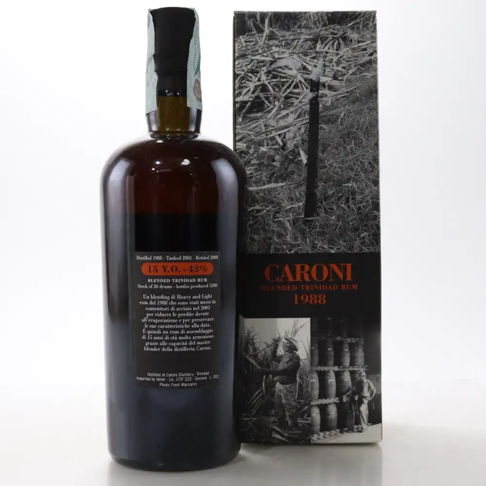 High resolution image of Velier Caroni Blended Trinidad Rum 1988