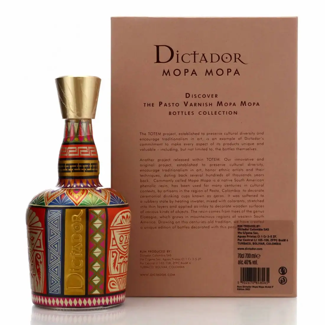 High resolution image of Dictador Mopa Mopa Sherry Cask Model F 1982