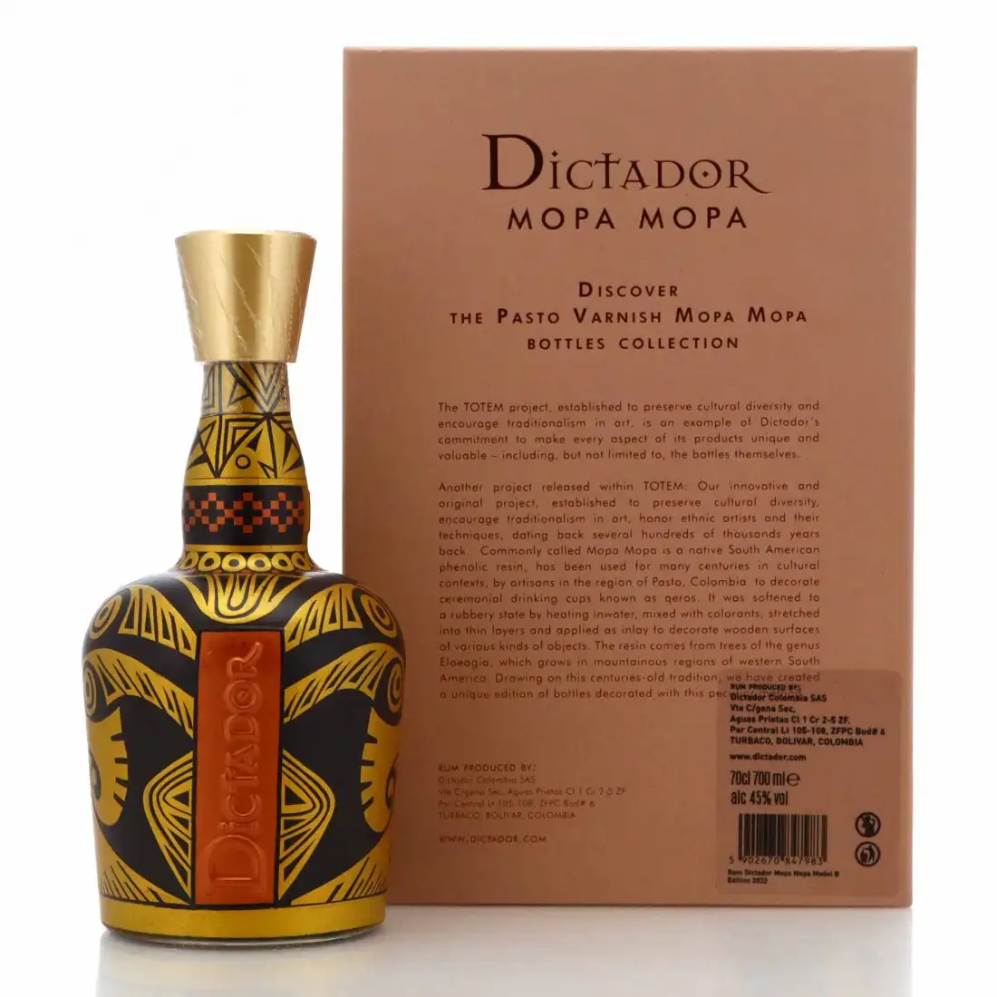 Image haute résolution de Dictador Mopa Mopa Sherry Cask Model G 1982