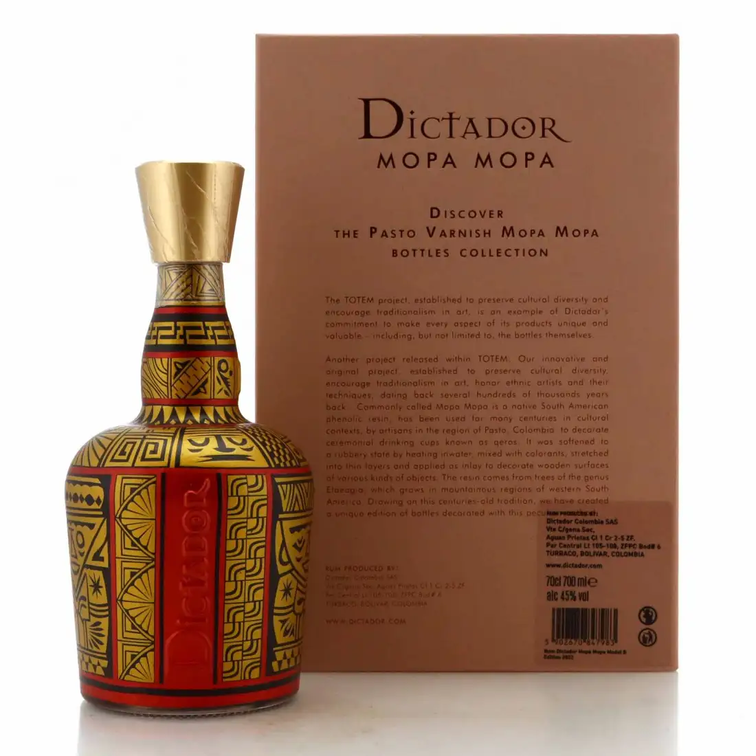 High resolution image of Dictador Mopa Mopa Sherry Cask Model B 1987