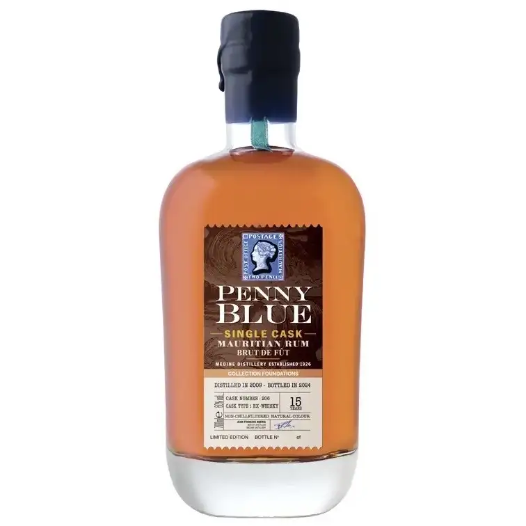 Bottle of Medine Estate Penny Blue Single Cask 2009