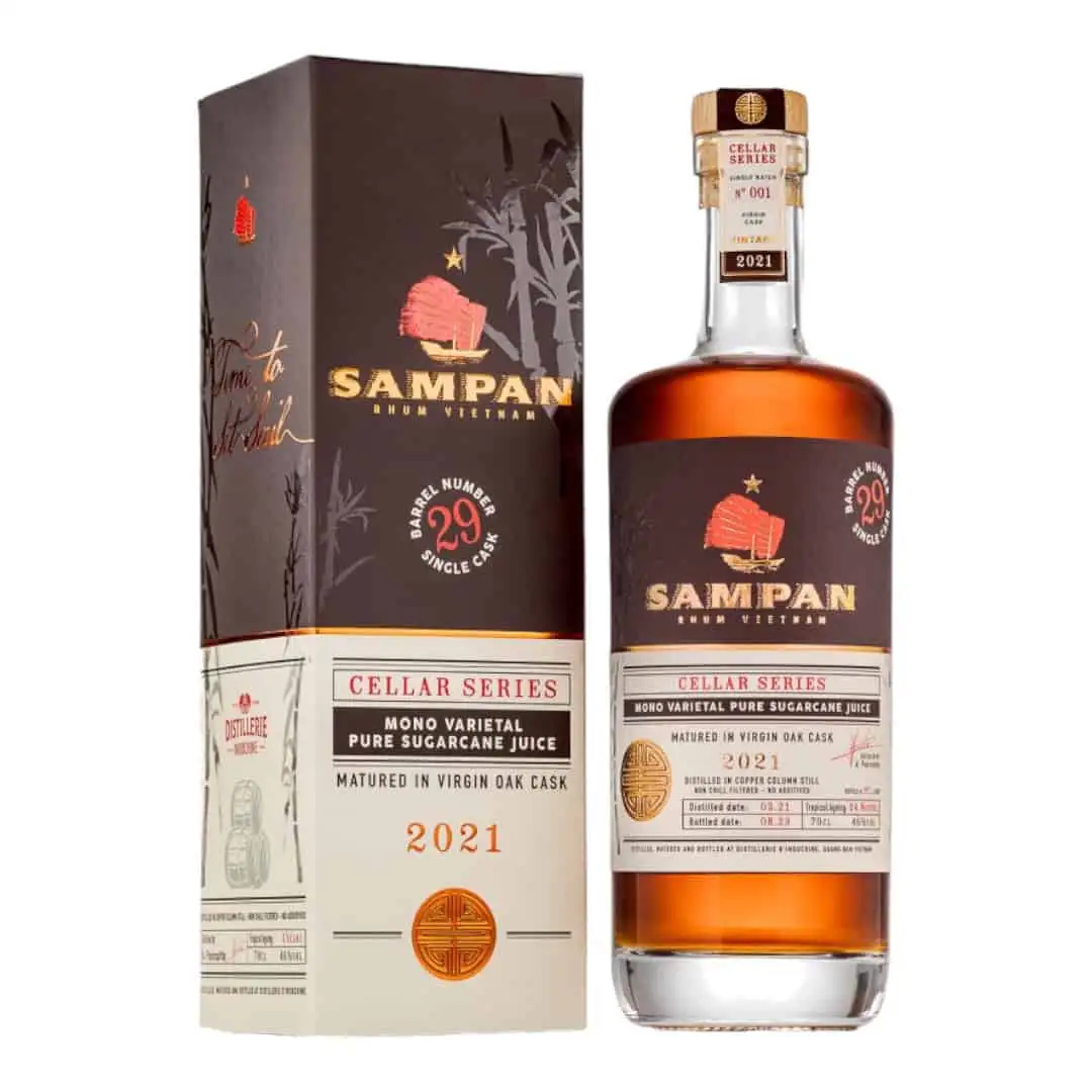 Bottle of Distillerie d’Indochine Sampan Cellar Series (Virgin Oak) 2021