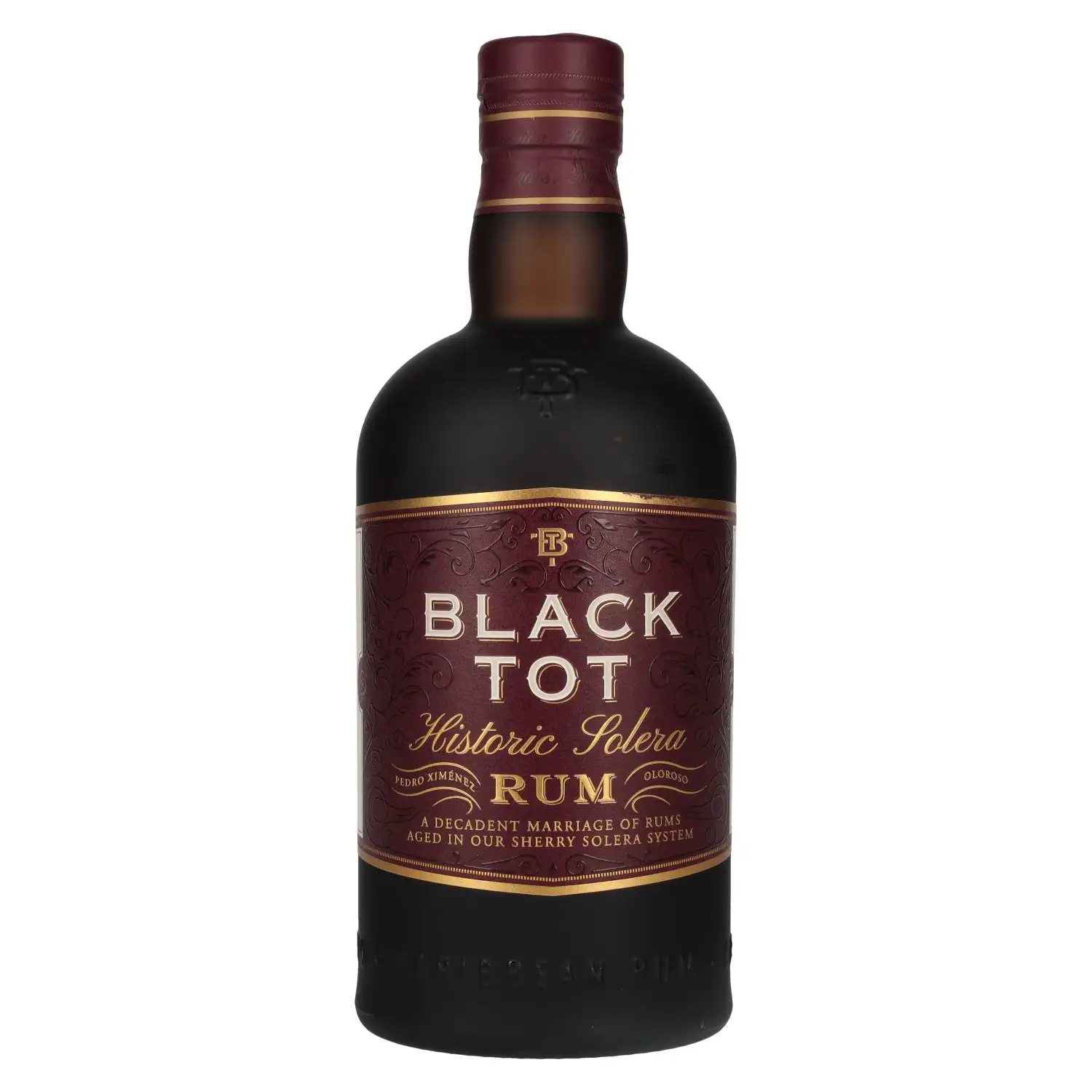 Bottle of Elixir Distillers of London Black Tot Rum Historic Solera