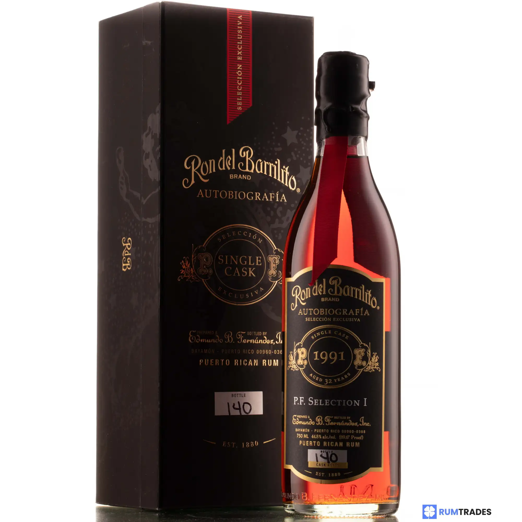 Hochauflösendes Bild von Edmundo B. Fernandez Ron del Barrilito Autobiografía P.F. Selection I 1991