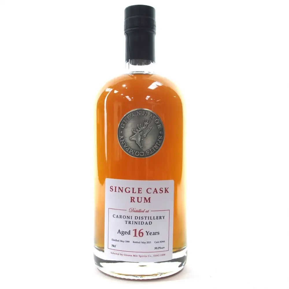 Bottle of Gleann Mor Spirits Company Caroni Aged 16 Years 1999