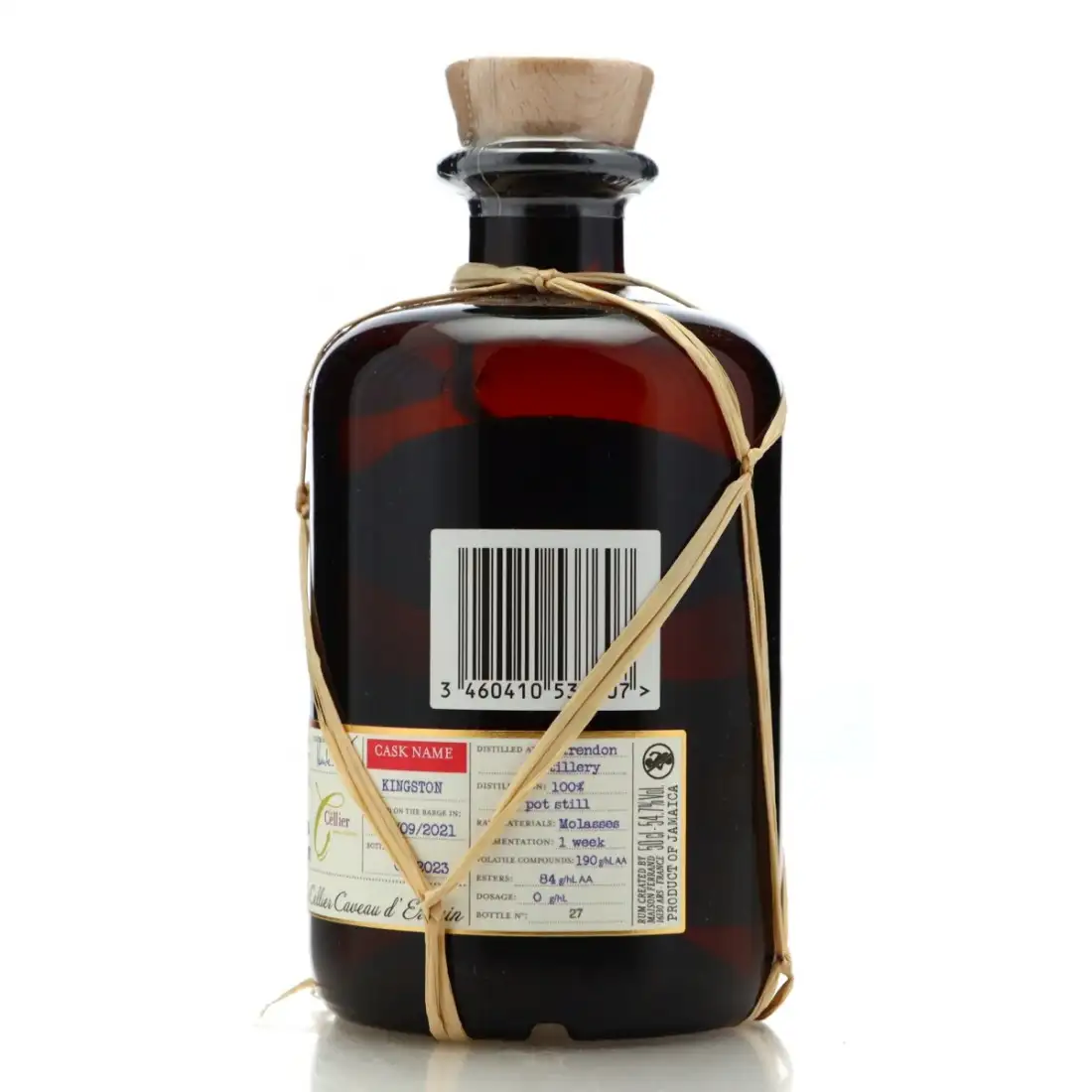 High resolution image of Clarendon Plantation Barge 166 Private Casks (Le Cellier Caveau d'Erstein) 2012