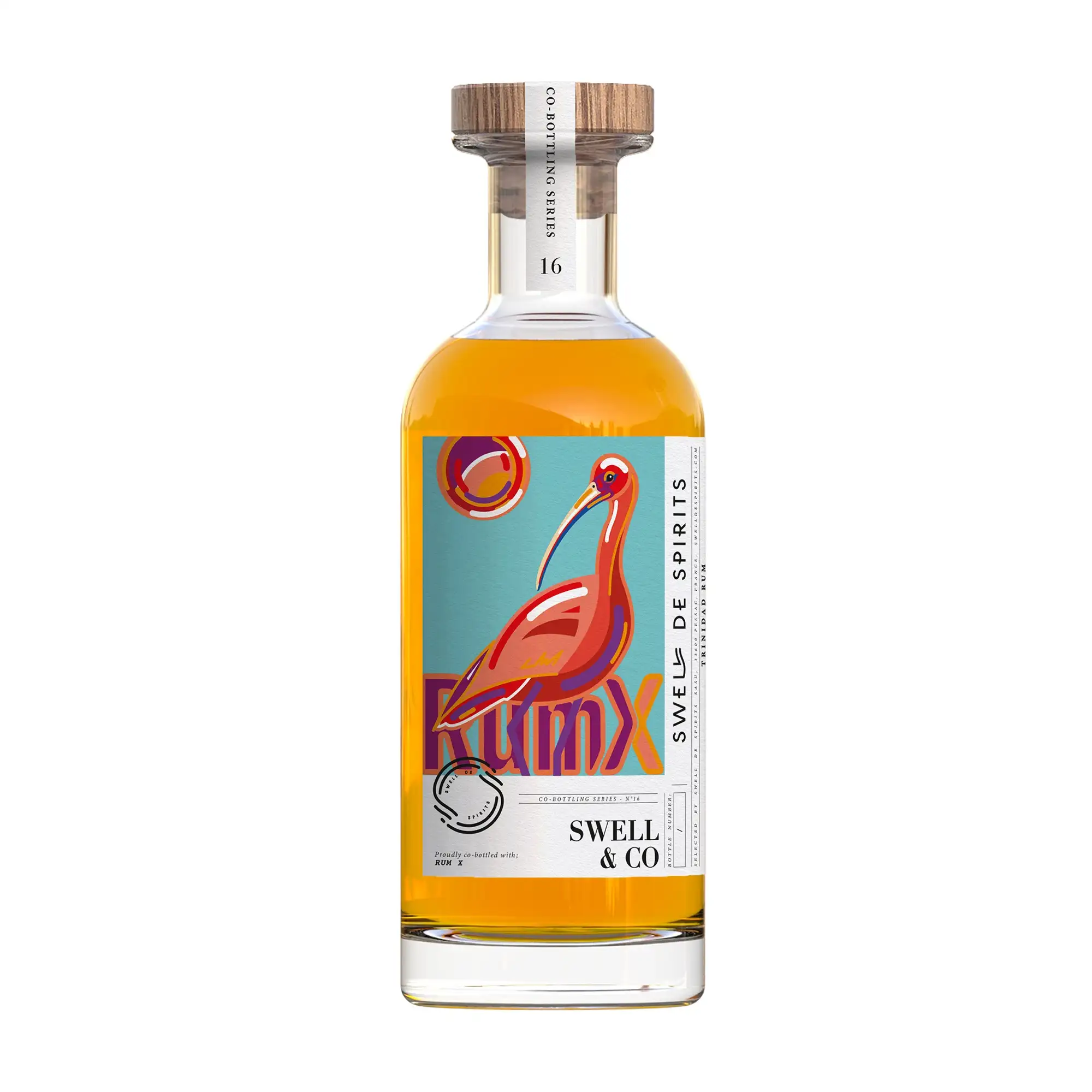 Bottle of Swell de Spirits T.D.L Swell & Co. (RumX) 2001