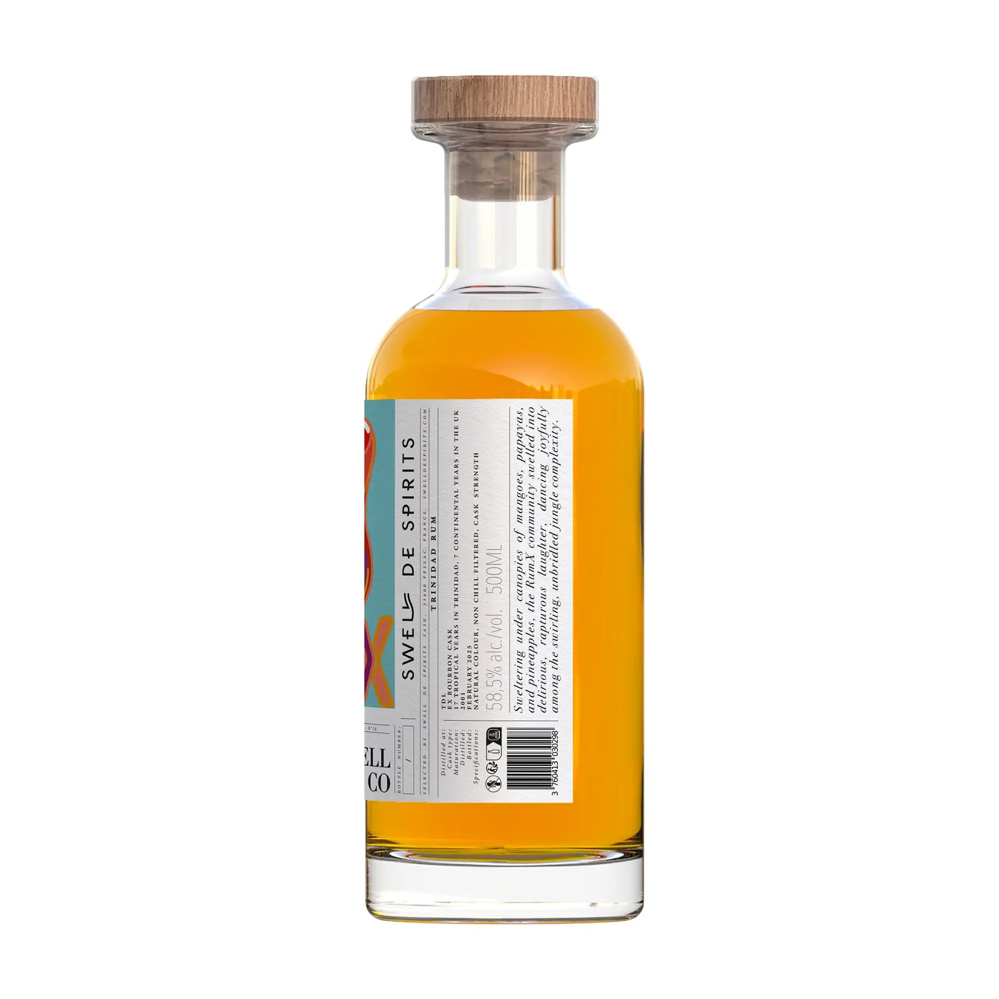 Hochauflösendes Bild von Swell de Spirits T.D.L Swell &amp; Co. (RumX) 2001