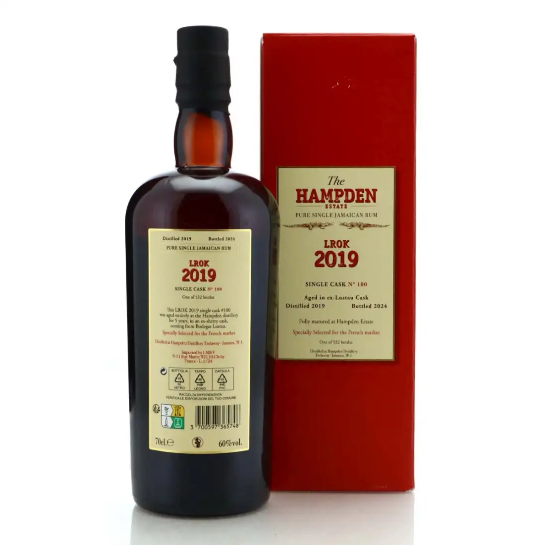 Image haute résolution de Velier Hampden Single Cask (French Market) LROK 2019