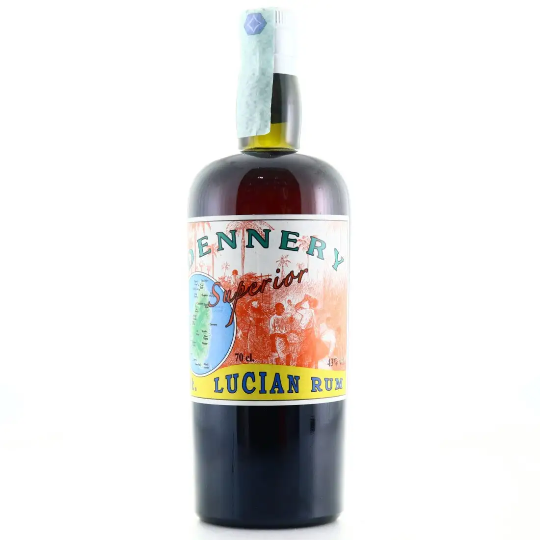 Bottle of Silver Seal Dennery Distillery Superior St. Lucian Rum 1988