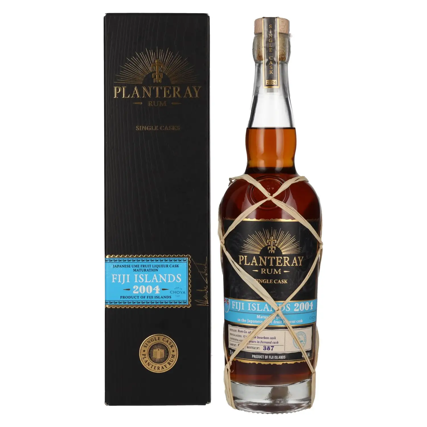 Bottle of Fiji Rum & Co Planteray Fiji Islands (Matured in Japanese Ume fruit liqueur cask) Warehouse #1 2004