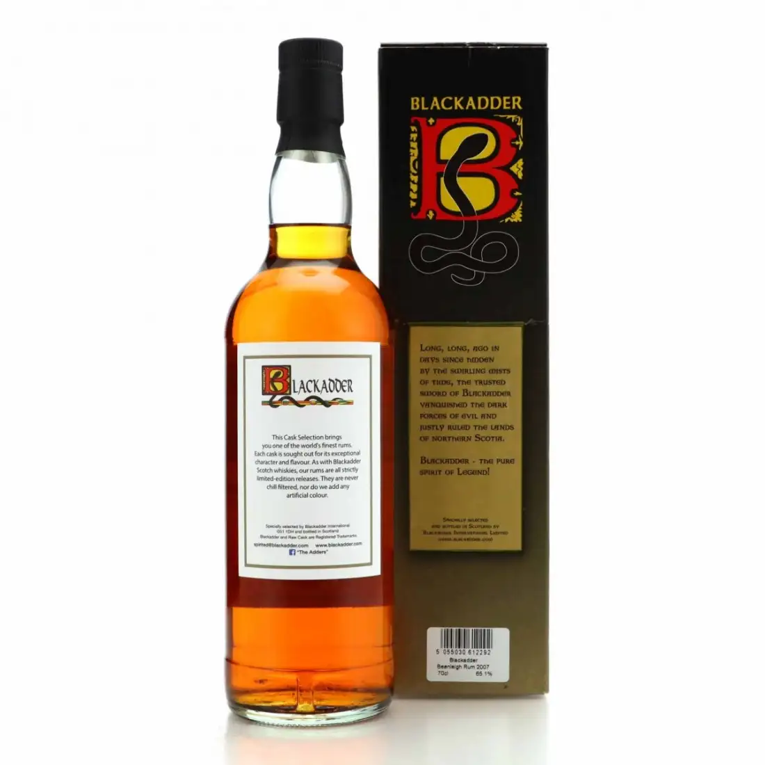 High resolution image of Blackadder Beenleigh Finest Australian Rum 2008