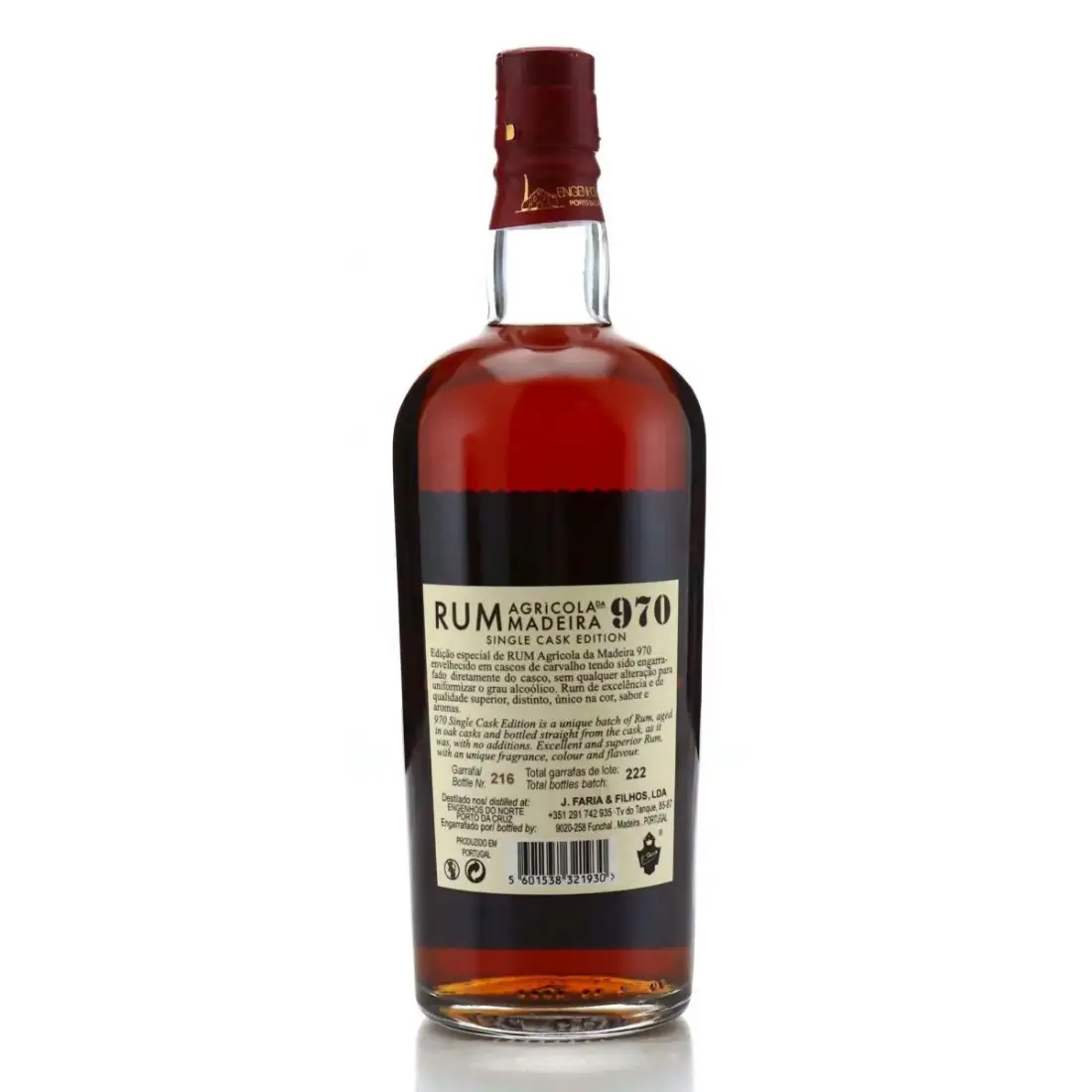 High resolution image of Engenhos do Norte 970 Single Cask Edition 2008