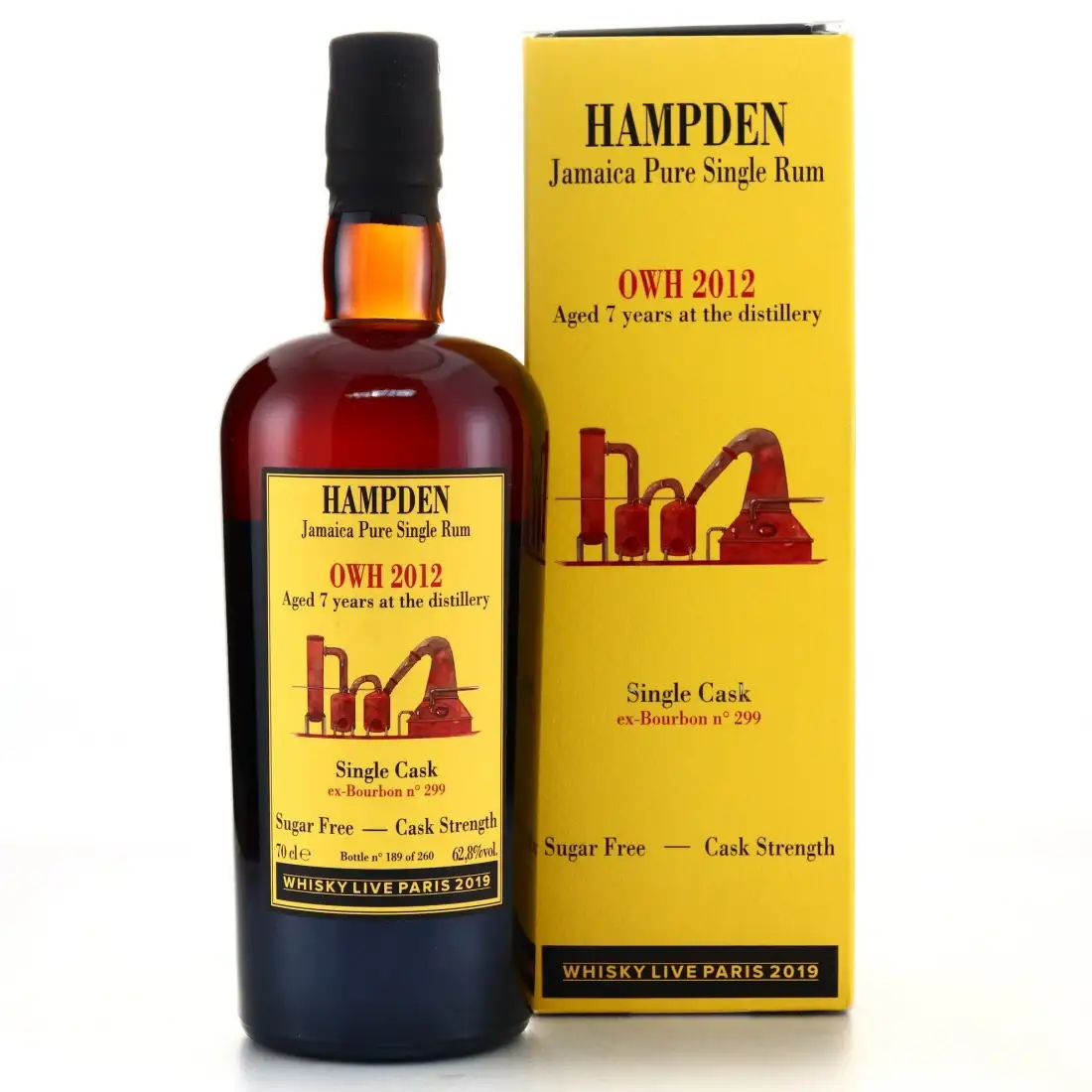 Bottle of Habitation Velier Hampden Single Cask Whisky Live 2019 OWH 2012